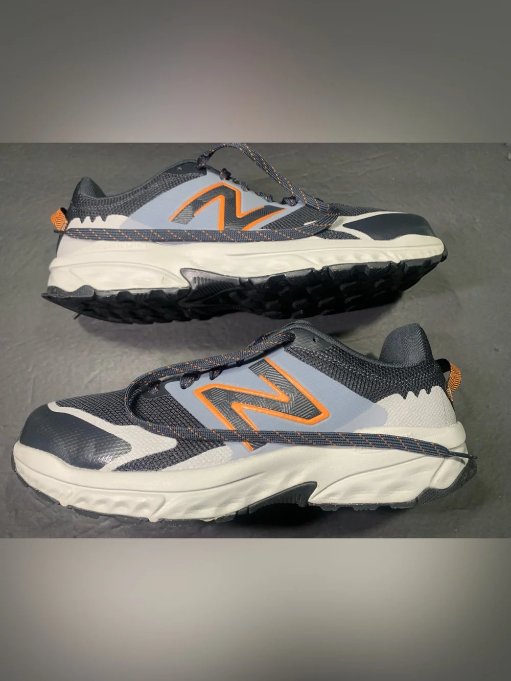 New Balance T510 Men’s  Black Gray Trail Running Sneakers Shoe Size-10
